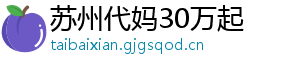 苏州代妈30万起	